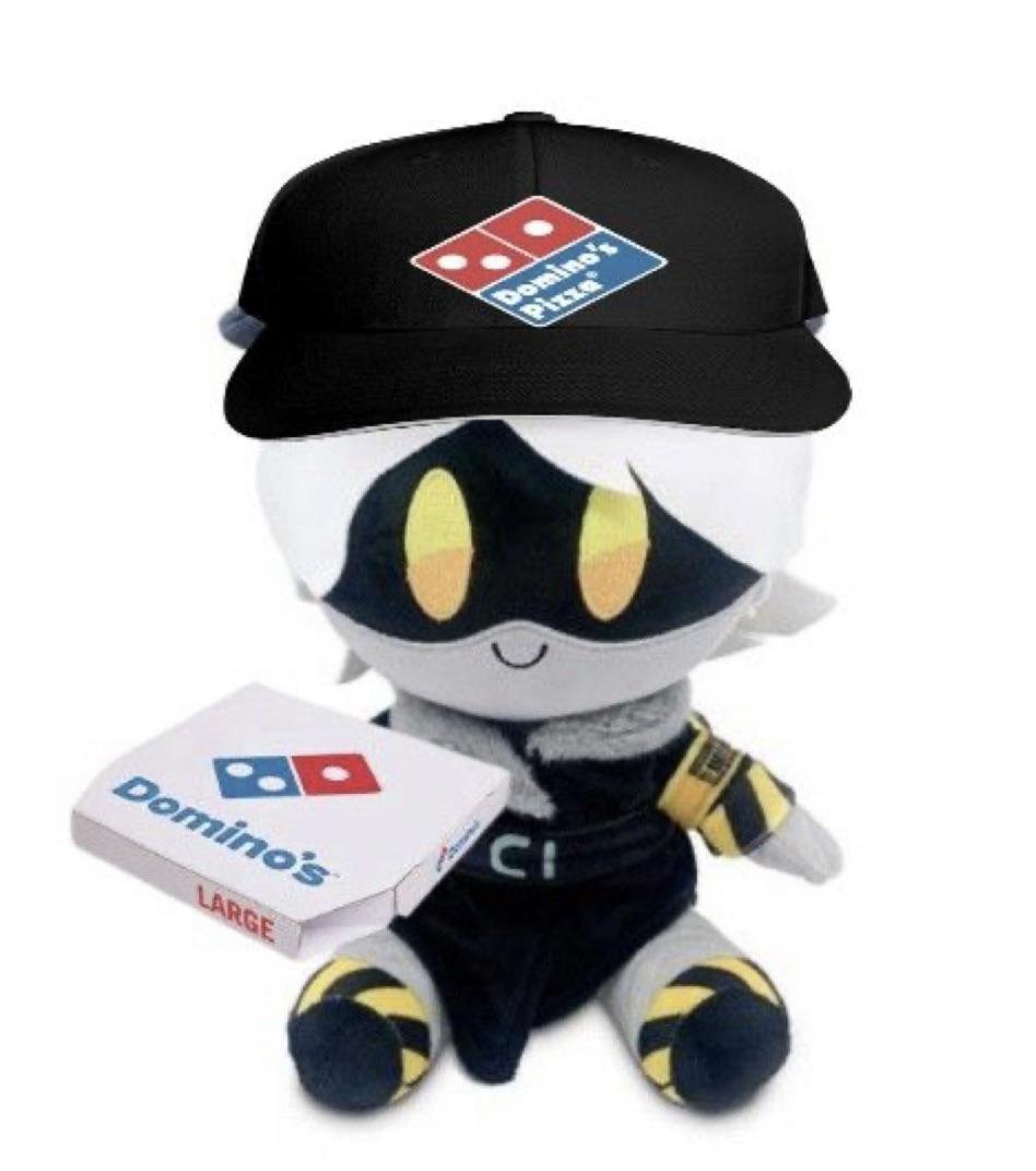 POV: YOU GO TO DOMINOS AND YOU SEE THIS PLUSHIE TRYING TO GIVE YOU AN ORDER meme template